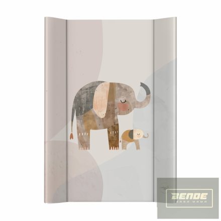 Ceba pelenkázó lap puha 2 oldalú 50x70cm BASIC elefánt