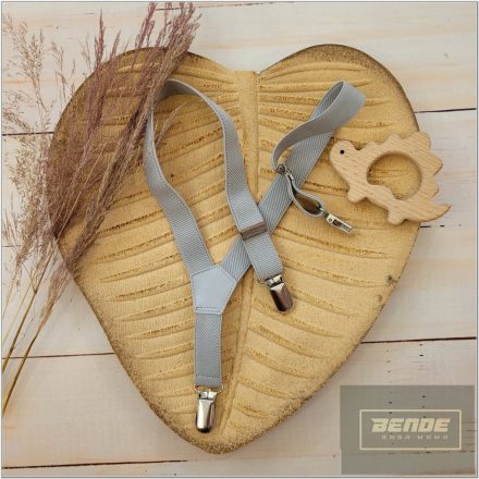 Zyzio&Zuzia elegáns nadrágtartó szürke 