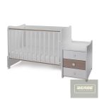 Lorelli Maxi Plus kombi ágy 70x160 -White & Amber ÚJ