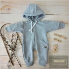 Zyzio&Zuzia átmeneti pamut overál , szürke (tavasz-nyár)