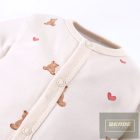 EEVI hosszu ujjú ,lábfej nélküli   rugdalózó H&B Ecru