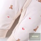 EEVI hosszu ujjú ,lábfej nélküli   rugdalózó H&B Ecru