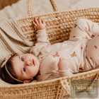 EEVI hosszu ujjú ,lábfej nélküli   rugdalózó H&B Ecru