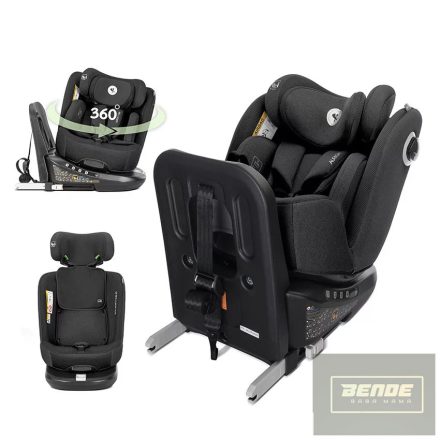 Lorelli Auriga 360 isofix autósülés 40-150cm - Black