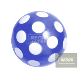 Pöttyös lakkfényű labda - 22 cm, többféle