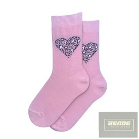 Topp Gyermek bokazokni leopárd mintás szív