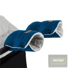 PETITE&MARS Téli szett Jibot 3in1 bundazsák + kézmelegítő kesztyű babakocsira Jasie Ocean Blue