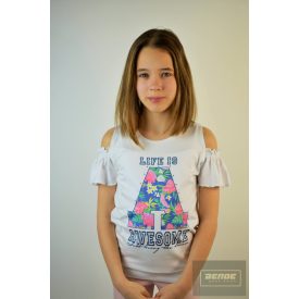 Chipi & Chips nagylány ujján fodros felső