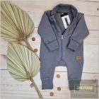 Z&Z Kazum pamut overál  levehető kapucnival/ onyx