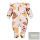 EEVI Fluffy Tails kislány pamut rugdalózó-ekrü