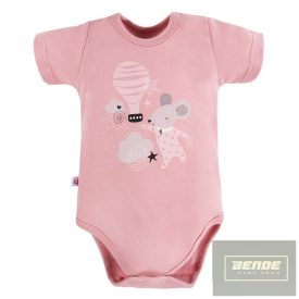 EEVI rövid ujjú body , Mellow rózsaszín