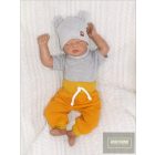 Zyzio&Zuzia 3 részes együttes fülekkel-mustár