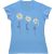 Pampress Lány rövid ujjú póló (Margaréta virág) /kék