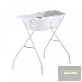   CHIPOLINO VELA KÁD BABATARTÓVAL ÉS LEERESZTŐ DUGÓVAL 87CM + KÁDÁLLVÁNY - GREY