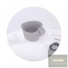 CHIPOLINO VELA KÁD BABATARTÓVAL ÉS LEERESZTŐ DUGÓVAL 87CM + KÁDÁLLVÁNY - GREY