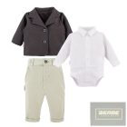 EEVI CEREMONY kisfiú zakó-sötétszürke