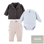 EEVI CEREMONY kisfiú zakó-sötétszürke