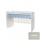 Lorelli Dream kiságy ,átalakítható,ringatható 60x120 cm- White / Fehér