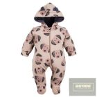 EEvi Puppi Playtime kisfiú ,lábfejes pamut overál-bézs