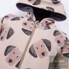 EEvi Puppi Playtime kisfiú ,lábfejes pamut overál-bézs