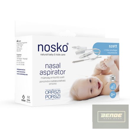 Nosko Orrszi Porszi orrszívó műanyag szett 2 féle szívófejjel