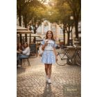Chipi&Chips nagylány szoknya  tigris minta -kék 2026 tavasz