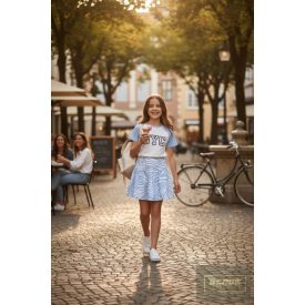   Chipi&Chips nagylány szoknya  tigris minta -kék 2026 tavasz