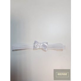   Fejkoszorú (34-38cm) egy méretben,fehér masnis (hajpánt,fejpánt )