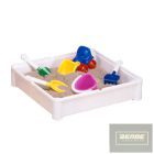 Gyerek szett NEW BABY - asztal két székkel rózsaszín