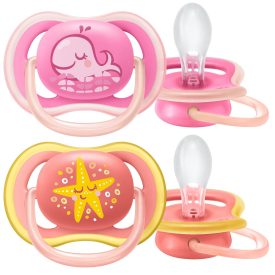   Philips AVENT SCF085/04 Ultra air játszócumi Pastel 6-18 hó lányos 2 db