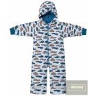 WIKIDS Soft shell , vízlepergetős overál -kék autós