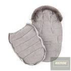PETITE&MARS Téli szett Comfy 4in1 bundazsák + kézmelegítő kesztyű babakocsira Furry Veritable Khaki