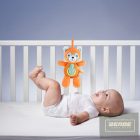 Chicco Red Panda Musical box babakocsi-kiságy játék Szín piros