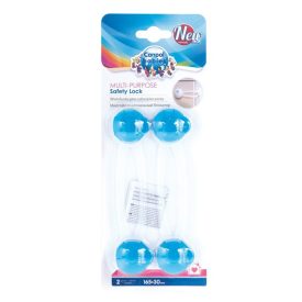   CANPOL BABIES Multi- purpose safety lock long  szuperzár 2db-os kék