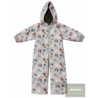 WIKIDS Soft shell , vízlepergetős overál -bézs dínós