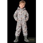WIKIDS Soft shell , vízlepergetős overál -bézs dínós