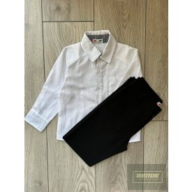 Chipi&Chips kisfiú hosszu ujjú ing,fehér