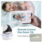 Babysense bébiőr kamerás V65