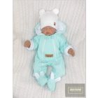 Zyziy & Zuzia  Átmeneti  overál menta-fehér (tavasz-nyár)