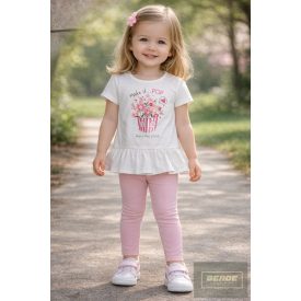   Chipi&Chips kislány pamut leggings rózsaszín , 2026 tavasz