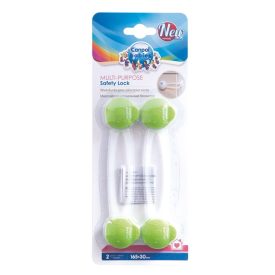   CANPOL BABIES Multi- purpose safety lock long  szuperzár 2db-os zöld