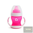 Munchkin tanulópohár Gentle 118ml 4hó rózsaszín