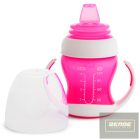 Munchkin tanulópohár Gentle 118ml 4hó rózsaszín