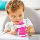 Munchkin tanulópohár Gentle 118ml 4hó rózsaszín