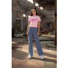 Chipi & Chips rövid ujjú felső rózsaszín felirattal-2026 tavasz