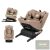 Lorelli Capella autósülés ISOFIX 40-150cm - Beige