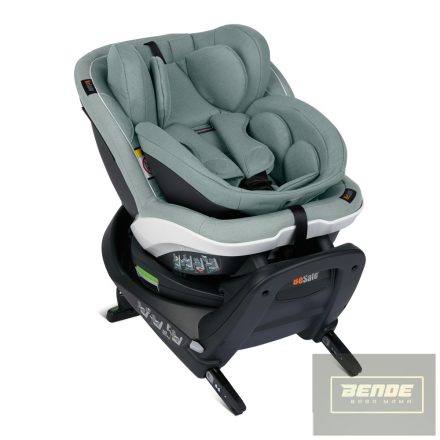 BeSafe gyerekülés iZi Turn B i-Size ISOfix 40-105 cm , 360 °Sea Green Melange