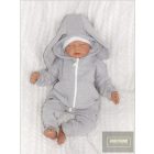 Zyzio&Zuzia 3 részes együttes fülekkel-szürke