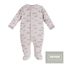   EEVI  pamut patentos rugdalózó lábfejes BALLOONS BEŻ DRUK