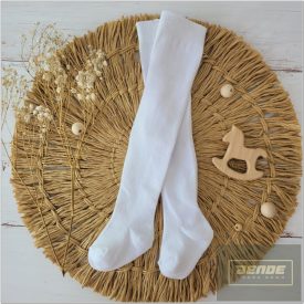   Zyzio&Zuzia minta nélküli harisnyanadrág  babáknak-fehér